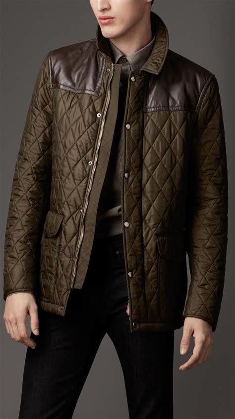 burberry leather jackets|burberry leather jacket men's.